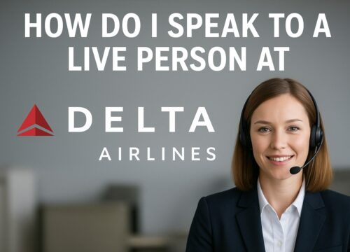 How Do I Speak to a Live Person at Delta Airlines?