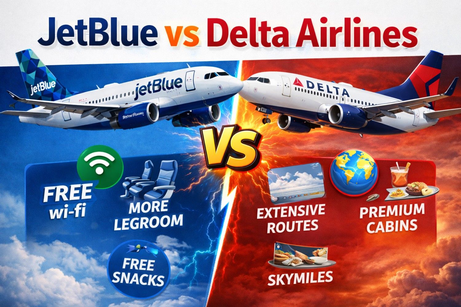 jetblue vs delta airlines